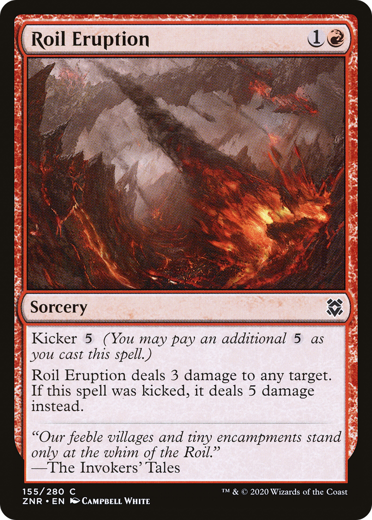 Image of Roil Eruption (ZNR-155) - Zendikar Rising
