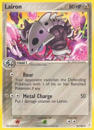 Image of Lairon 036/100  - Reverse Holofoil Crystal Guardians - Uncommon