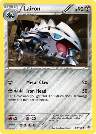 Image of Lairon 058  - Reverse Holofoil Plasma Blast - Uncommon