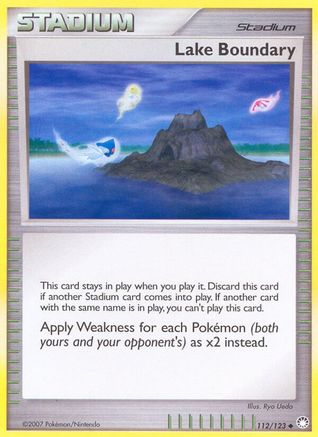Image of Lake Boundary 112  - Reverse Holofoil Mysterious Treasures - Uncommon