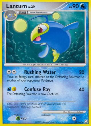 Image of Lanturn (58) 058  - Reverse Holofoil Legends Awakened - Uncommon