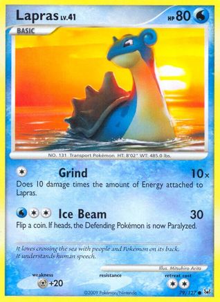 Image of Lapras 079/127  Platinum - Common