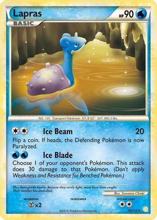 Image of Lapras 024  HeartGold SoulSilver - Rare