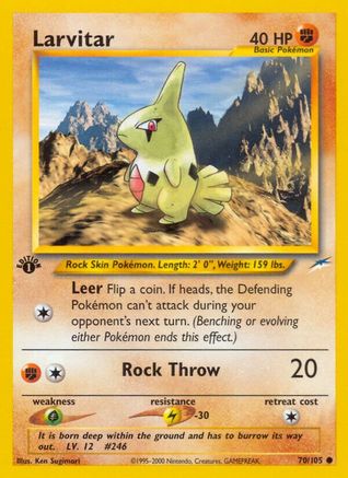 Image of Larvitar 070/105  - Unlimited Neo Destiny - Common