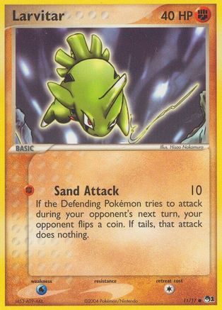 Image of Larvitar 011  POP Series 1 - Common