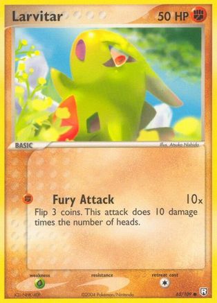 Image of Larvitar 062/109  - Reverse Holofoil Team Rocket Returns - Common