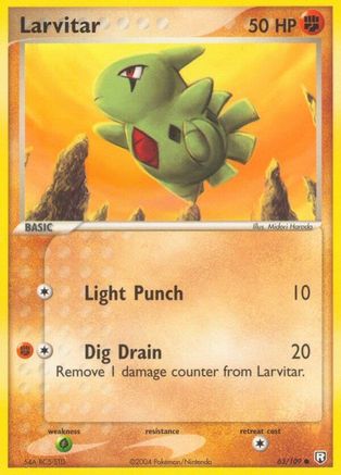 Image of Larvitar 063/109  Team Rocket Returns - Common