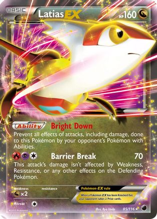 Image of Latias EX 085  - Holofoil Plasma Freeze - Ultra Rare