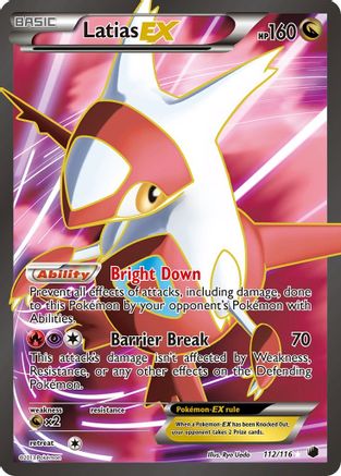 Image of Latias EX (112 Full Art) 112  - Holofoil Plasma Freeze - Ultra Rare