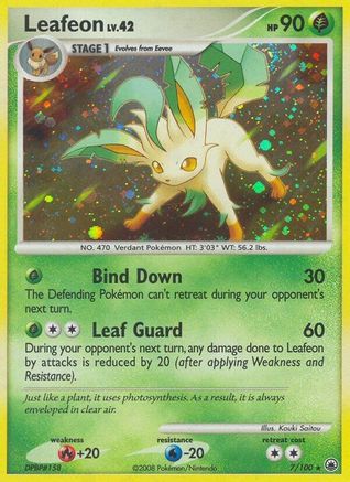 Image of Leafeon (7) 007  - Reverse Holofoil Majestic Dawn - Holo Rare