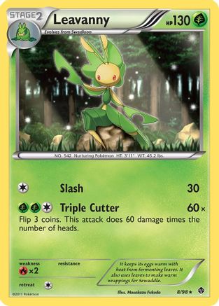 Image of Leavanny (8) 008  Emerging Powers - Rare