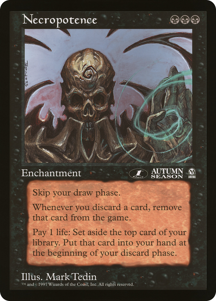 Image of Necropotence (OLEP-021) - Oversized League Prizes