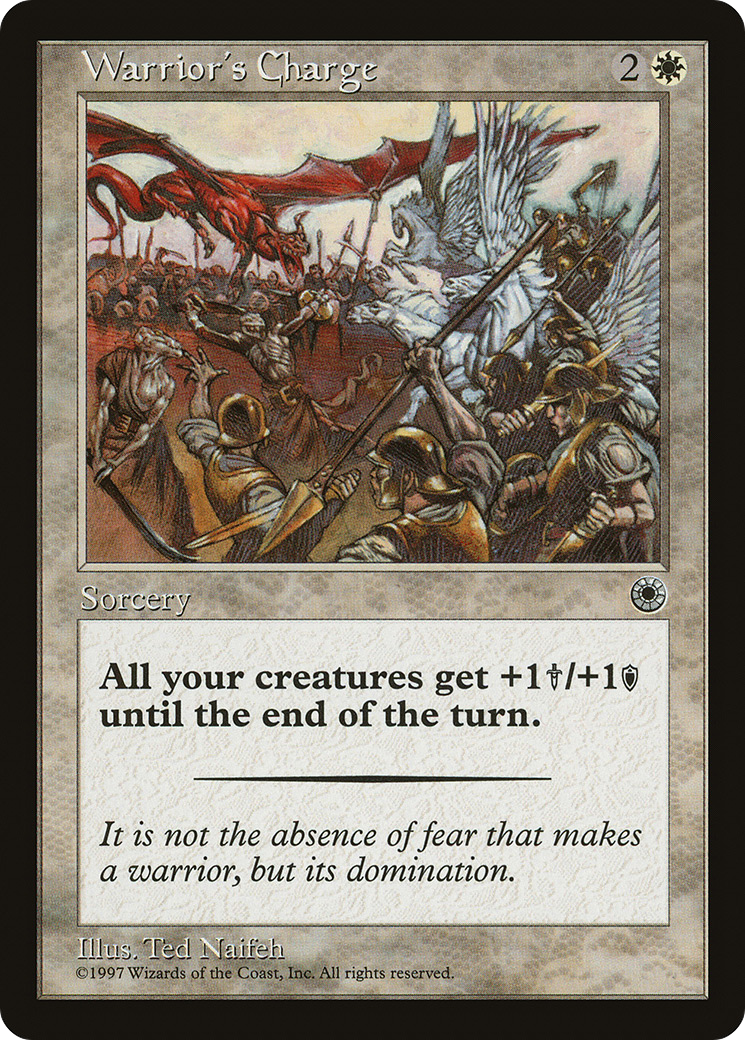 Image of Warrior's Charge (Flavor Text) (POR-) - Portal