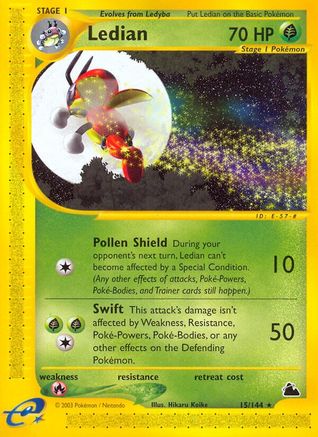 Image of Ledian (15) 015  Skyridge - Rare