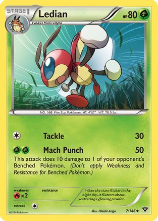 Image of Ledian 007  XY Base Set - Uncommon