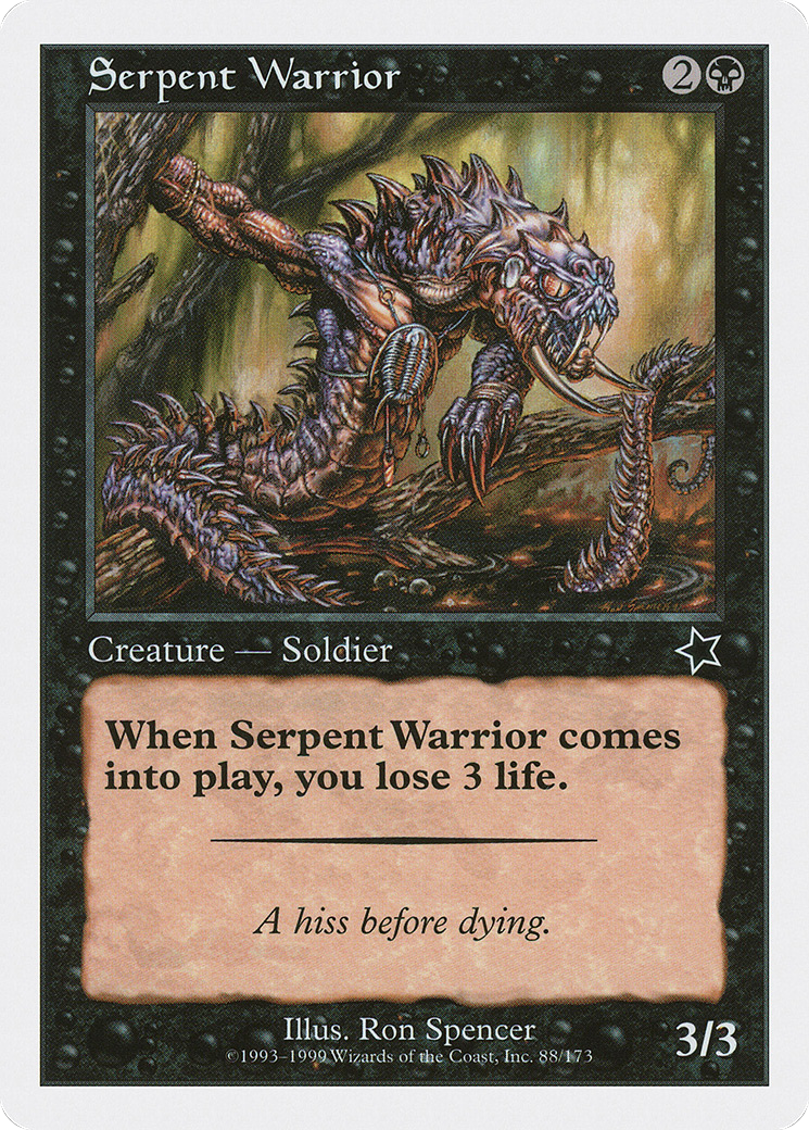 Image of Serpent Warrior (S99-088) - Starter 1999