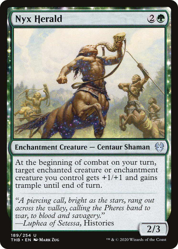 Image of Nyx Herald (THB-189) - Theros Beyond Death: (enchantment)