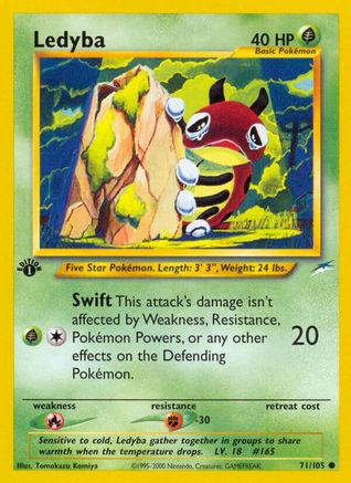 Image of Ledyba 071/105  - Unlimited Neo Destiny - Common