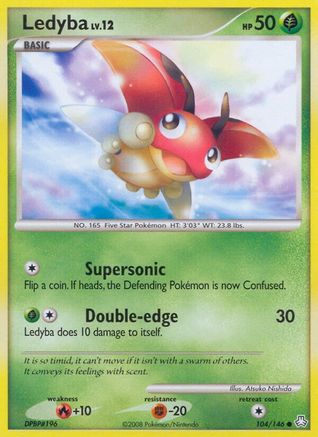 Image of Ledyba 104  - Reverse Holofoil Legends Awakened - Common