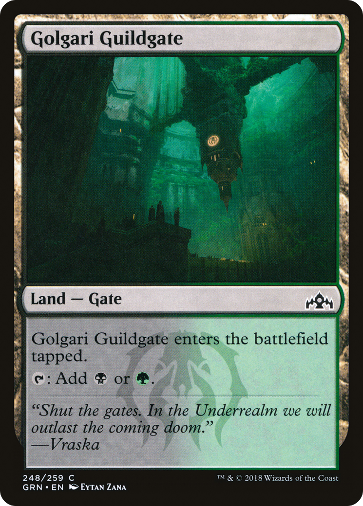Image of Golgari Guildgate (248) (GRN-248) - Guilds of Ravnica