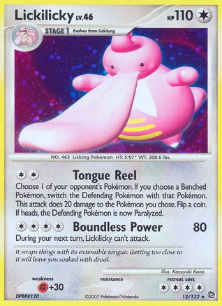 Image of Lickilicky 012  - Holofoil Secret Wonders - Holo Rare