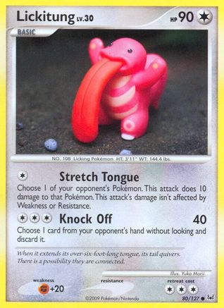 Image of Lickitung 080/127  Platinum - Common
