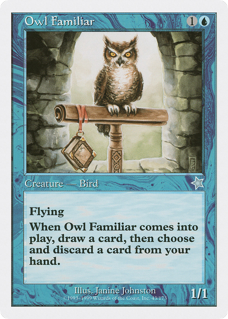 Image of Owl Familiar (S99-043) - Starter 1999
