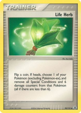 Image of Life Herb 093  FireRed & LeafGreen - Uncommon