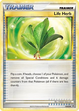 Image of Life Herb 079/95  - Reverse Holofoil Unleashed - Uncommon
