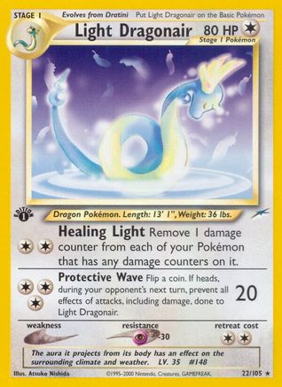 Image of Light Dragonair 022/105  - 1st Edition Neo Destiny - Rare