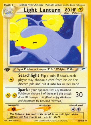 Image of Light Lanturn 023/105  - Unlimited Neo Destiny - Rare