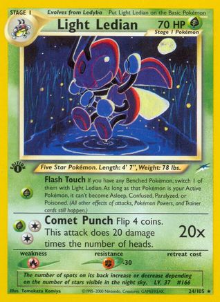 Image of Light Ledian 024/105  - Unlimited Neo Destiny - Rare