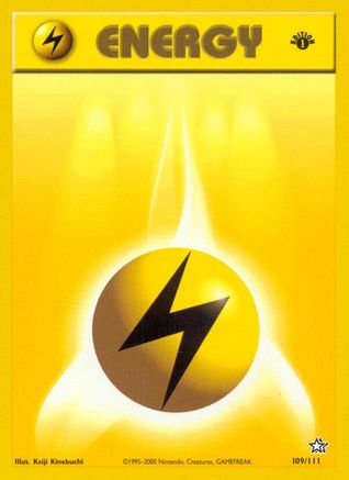 Image of Lightning Energy 109/111  - 1st Edition Neo Genesis - Common