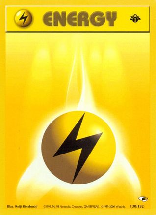 Image of Lightning Energy 130/132  - Unlimited Gym Heroes - Common