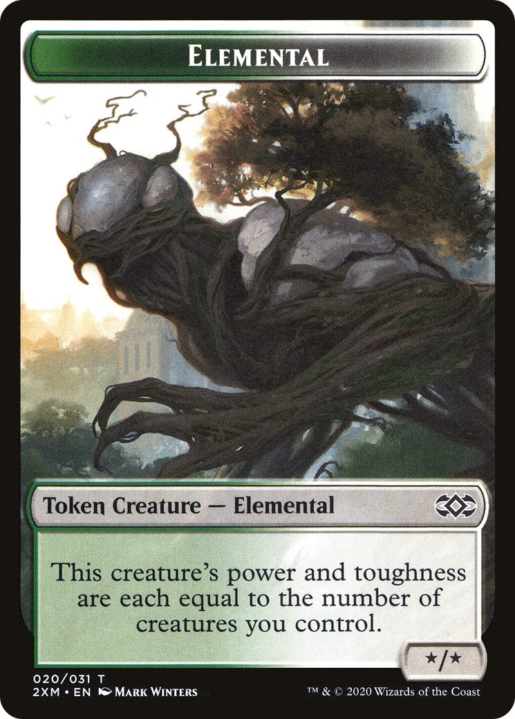Image of Elemental (T2XM-020) - Double Masters Tokens Foil