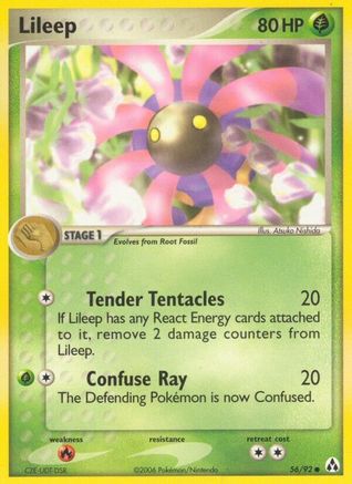Image of Lileep 056  - Reverse Holofoil Legend Maker - Common