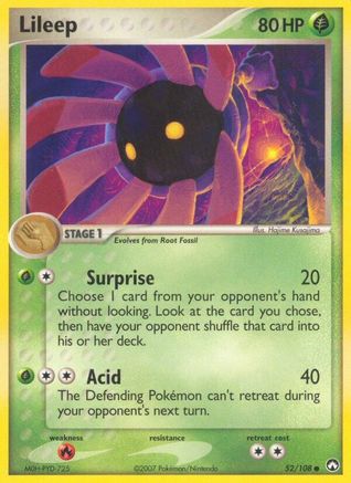Image of Lileep 052  Power Keepers - Common