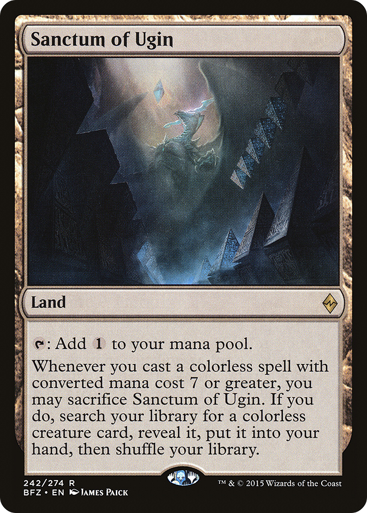 Image of Sanctum of Ugin (BFZ-242) - Battle for Zendikar