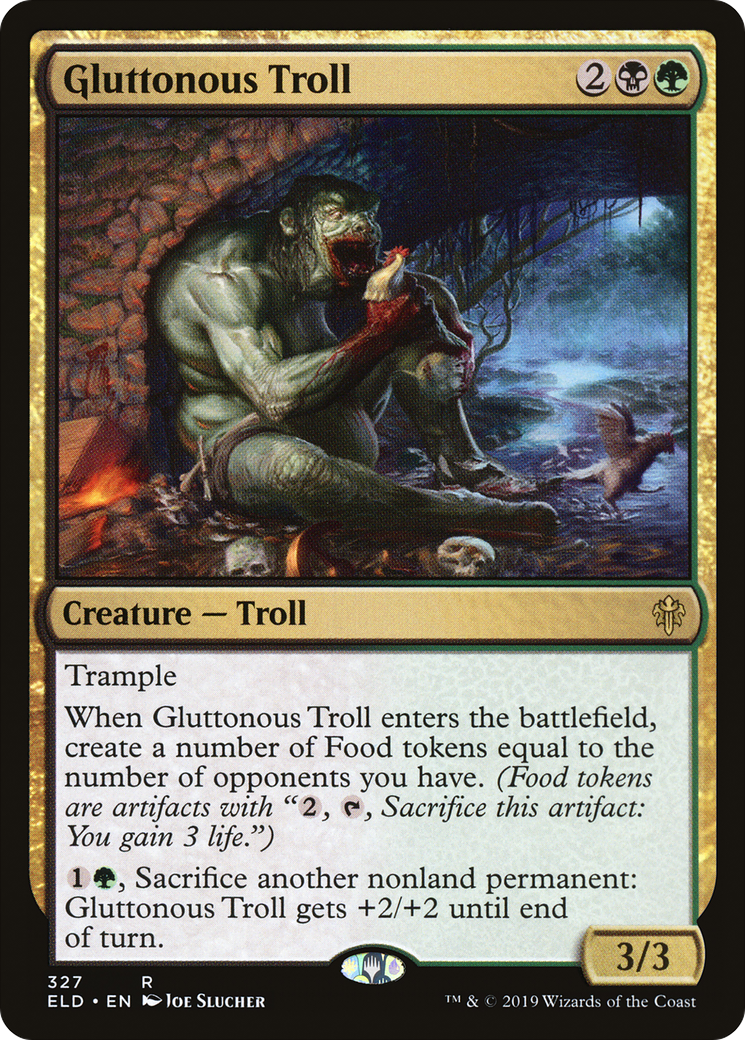 Image of Gluttonous Troll (ELD-327) - Throne of Eldraine