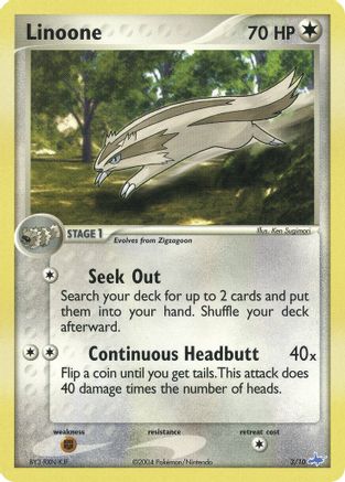 Image of Linoone 003  EX Trainer Kit 1 Latias & Latios - Common