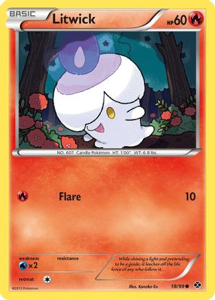 Image of Litwick 018  - Reverse Holofoil Next Destinies - Common