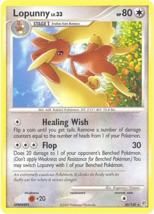 Image of Lopunny 030  Diamond and Pearl - Rare
