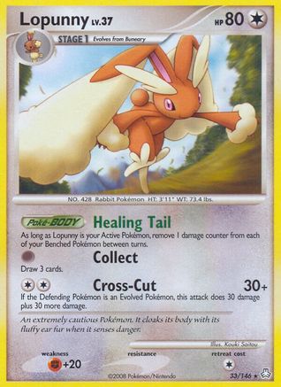 Image of Lopunny 033  Legends Awakened - Rare