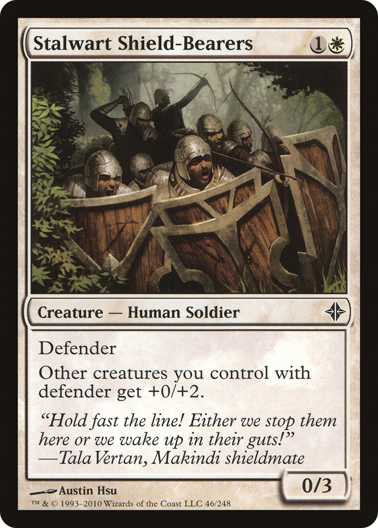 Image of Stalwart Shield-Bearers (ROE-046) - Rise of the Eldrazi