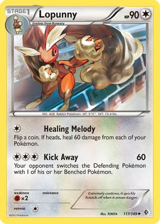 Image of Lopunny 117  Boundaries Crossed - Uncommon
