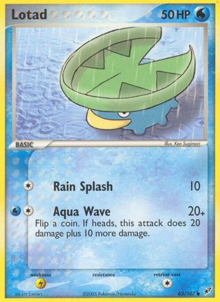 Image of Lotad 063/107  Deoxys - Common