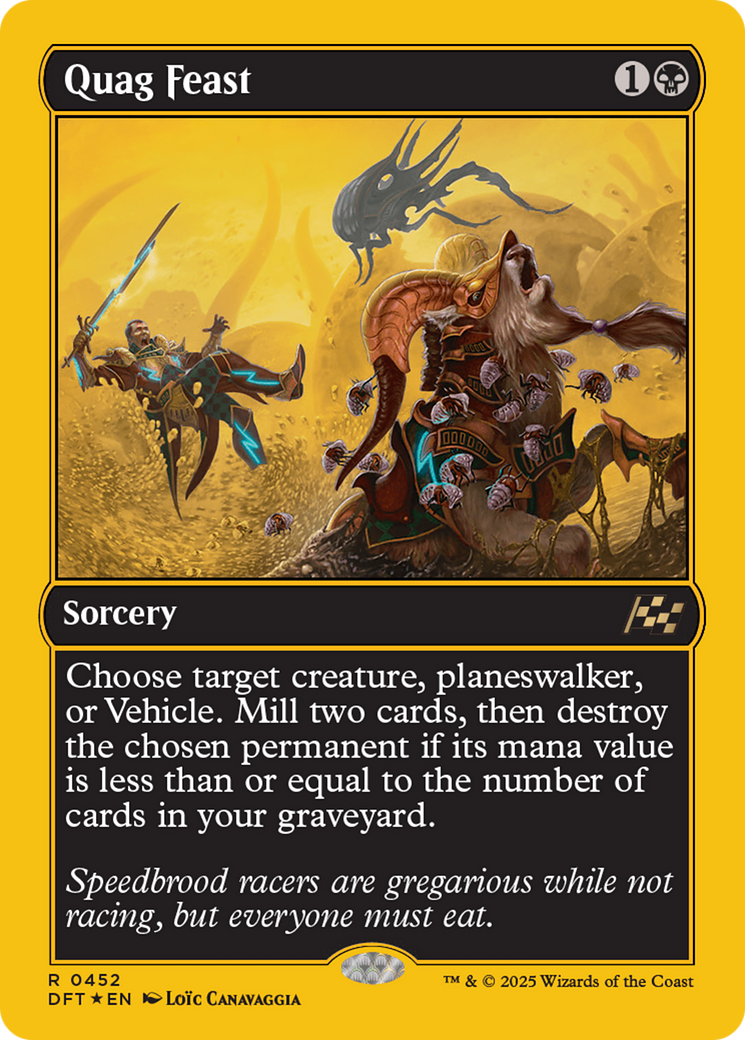 Image of Quag Feast (First-Place Foil) (DFT-452) - Aetherdrift Foil