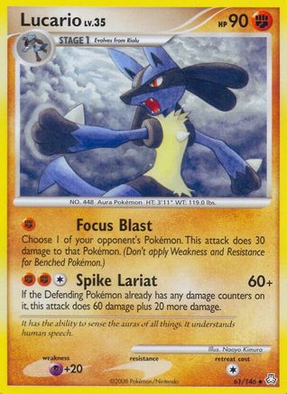 Image of Lucario 061/146  Legends Awakened - Uncommon