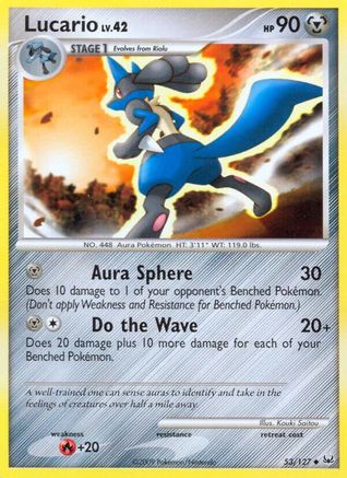 Image of Lucario 053  Platinum - Uncommon