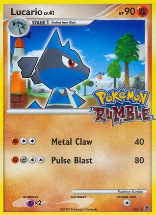 Image of Lucario 012  Rumble - Promo